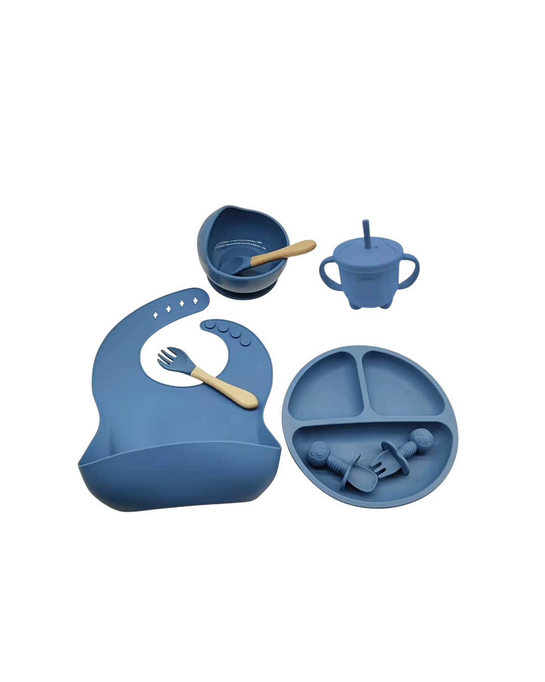 Vajilla en Silicona con Doble Cubierto