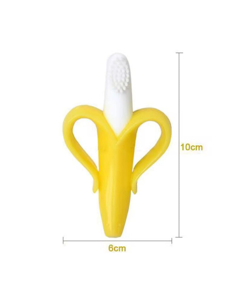 Rascaencias Mordedor Bebe Banana y Cepillo