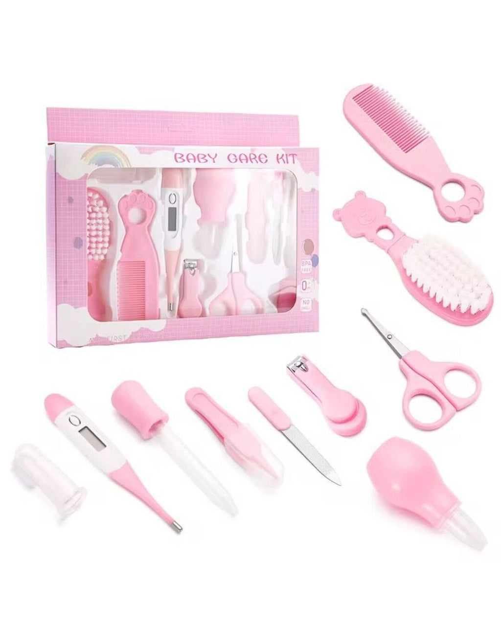 Kit completo de cuidado e higiene para bebé