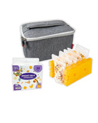 Kit Lonchera Rectangular con Bolsas