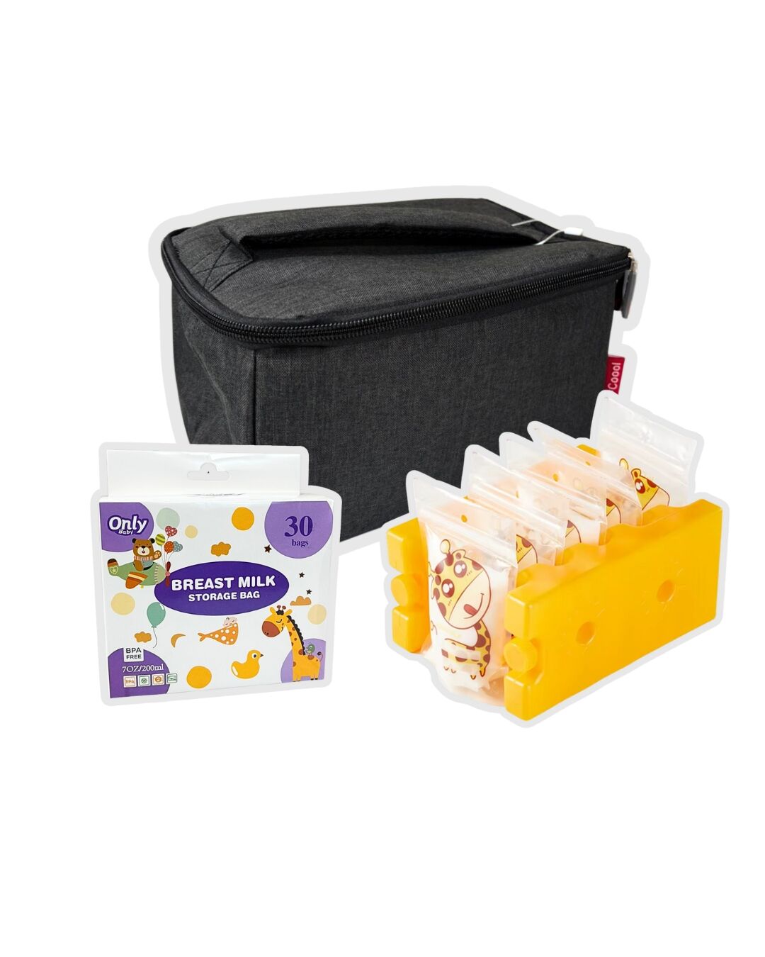 Kit Lonchera Rectangular con Bolsas