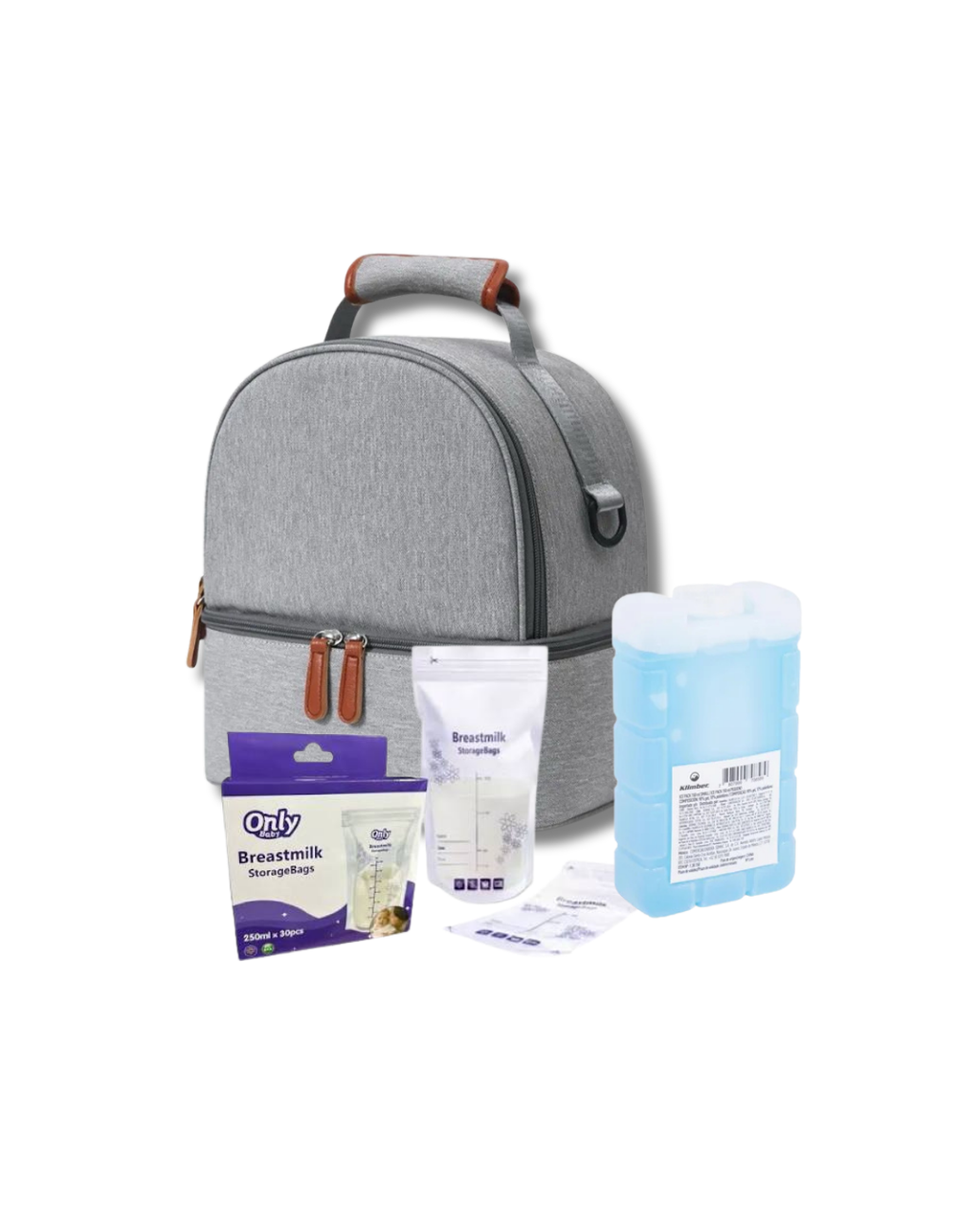 Kit Maletín Doble Compartimiento de Transporte Leche Materna