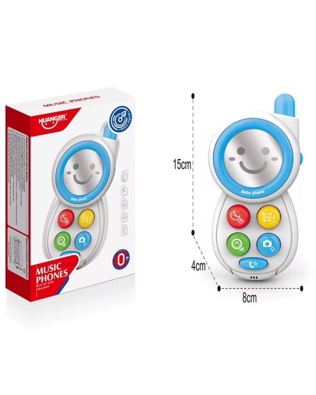 Teléfono para Bebe con Luces y Sonido