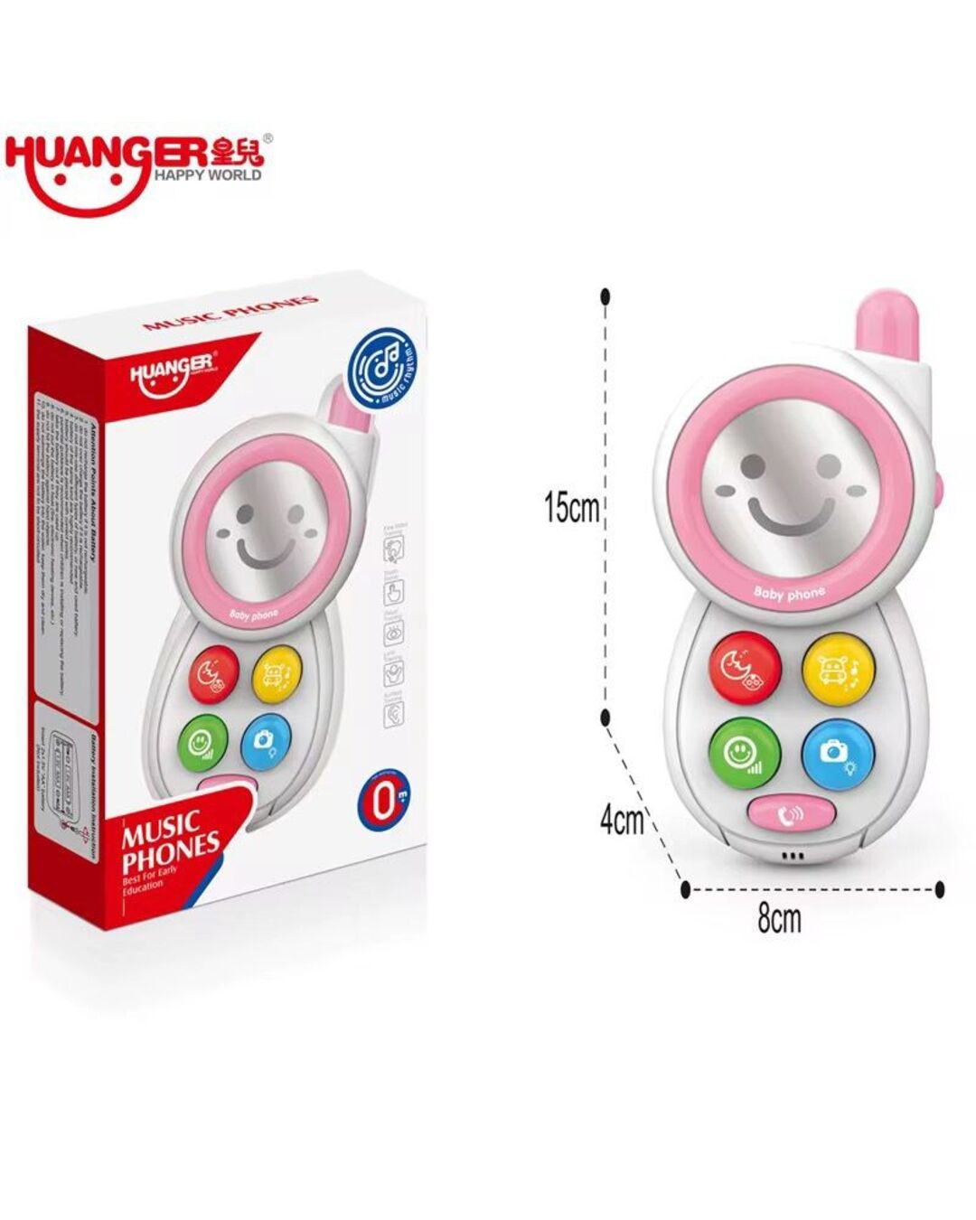 Teléfono para Bebe con Luces y Sonido
