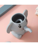 Vasito de silicona en forma de elefante para bebé