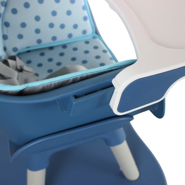 Silla Comedor Tipo Escritorio Baby desk 3 en 1 Bebesit -Azul - Imagen 4