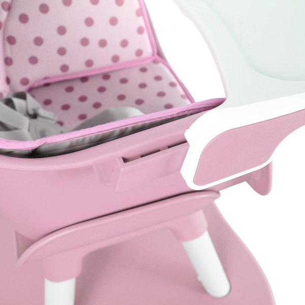 Silla Comedor Tipo Escritorio Baby desk 3 en 1 Bebesit -Rosa - Imagen 3