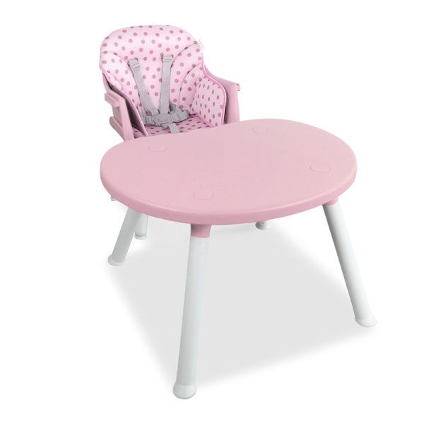 Silla Comedor Tipo Escritorio Baby desk 3 en 1 Bebesit -Rosa - Imagen 5