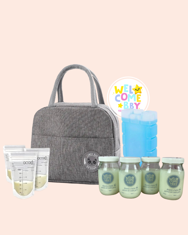 Kit lonchera térmica con frascos