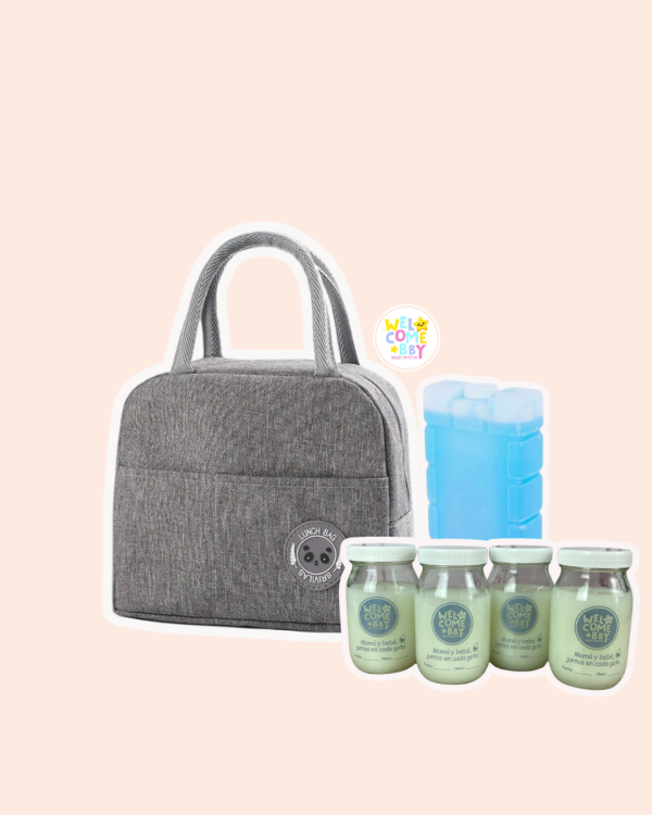 Kit lonchera térmica con frascos